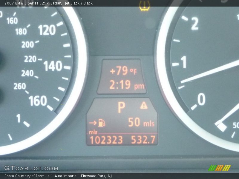 Jet Black / Black 2007 BMW 5 Series 525xi Sedan