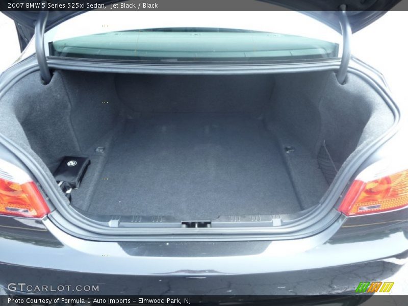 Jet Black / Black 2007 BMW 5 Series 525xi Sedan