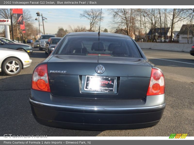 Blue Anthracite Pearl / Black 2002 Volkswagen Passat GLS Sedan