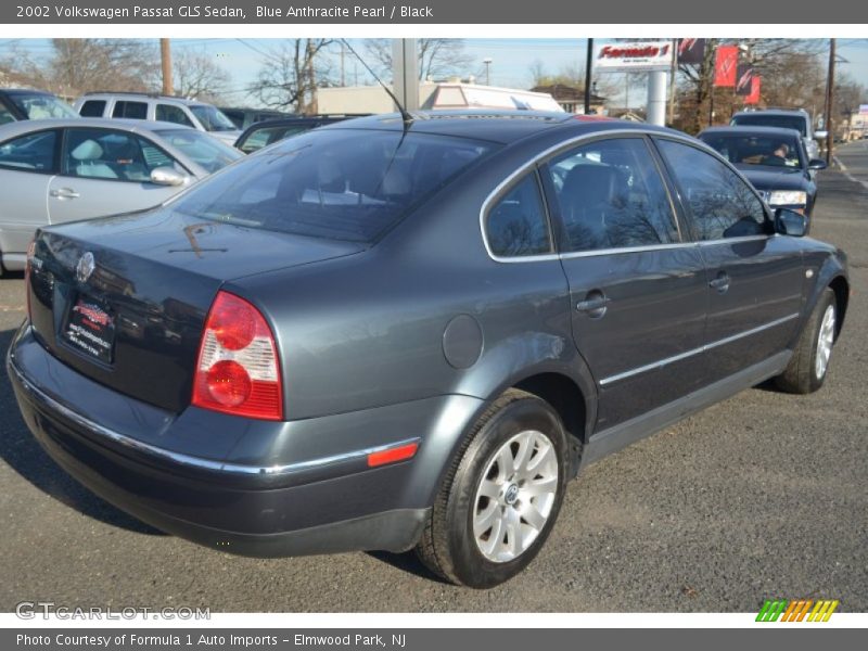 Blue Anthracite Pearl / Black 2002 Volkswagen Passat GLS Sedan