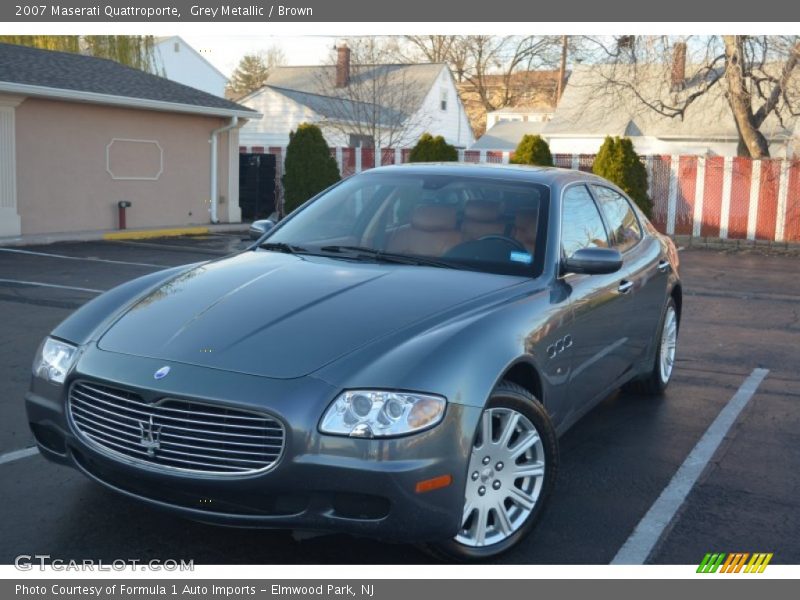 Grey Metallic / Brown 2007 Maserati Quattroporte