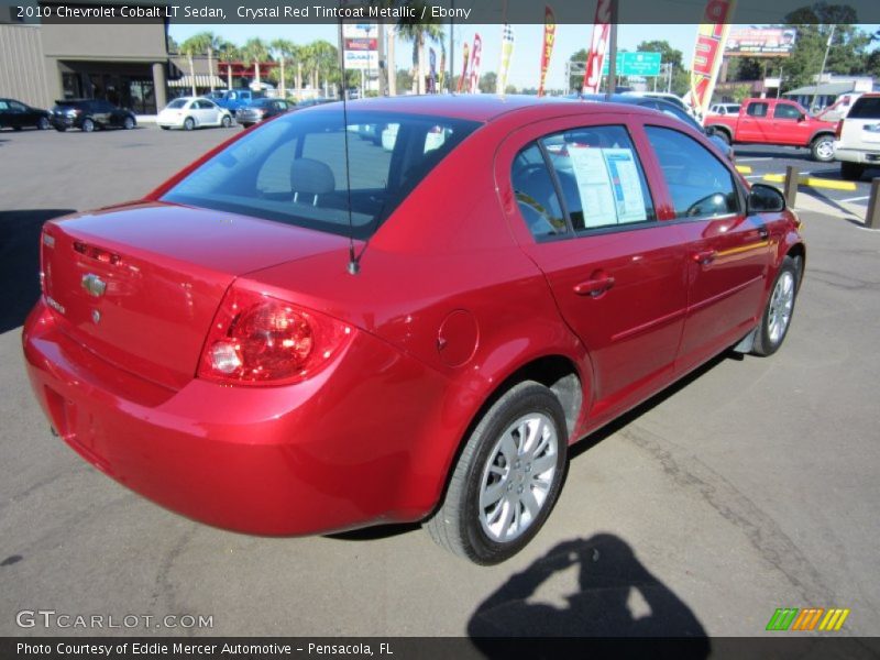 Crystal Red Tintcoat Metallic / Ebony 2010 Chevrolet Cobalt LT Sedan