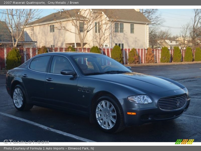 Grey Metallic / Brown 2007 Maserati Quattroporte