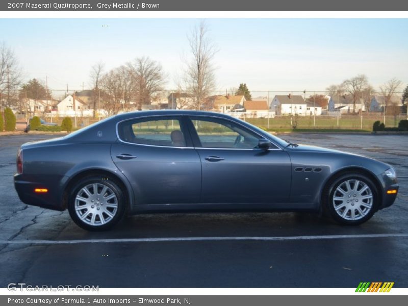 Grey Metallic / Brown 2007 Maserati Quattroporte