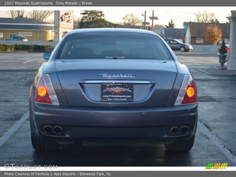 Grey Metallic / Brown 2007 Maserati Quattroporte