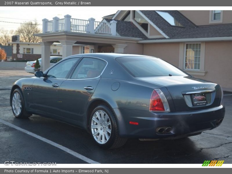 Grey Metallic / Brown 2007 Maserati Quattroporte