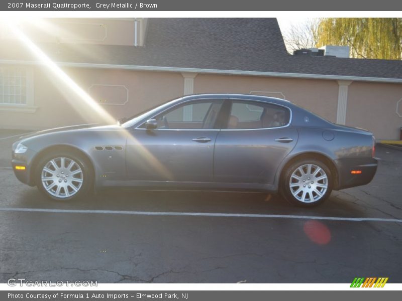 Grey Metallic / Brown 2007 Maserati Quattroporte