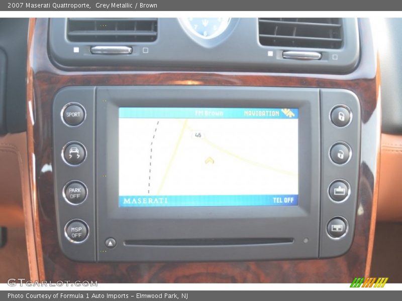 Grey Metallic / Brown 2007 Maserati Quattroporte
