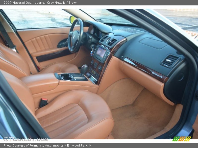 Grey Metallic / Brown 2007 Maserati Quattroporte
