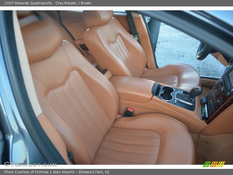 Grey Metallic / Brown 2007 Maserati Quattroporte