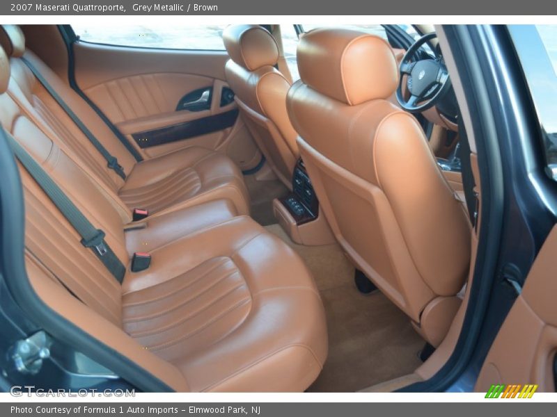 Grey Metallic / Brown 2007 Maserati Quattroporte