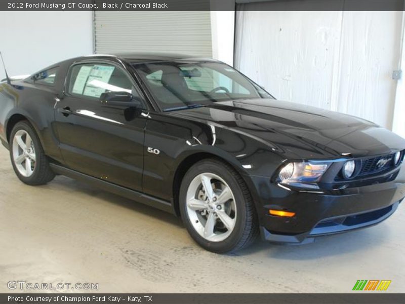 Black / Charcoal Black 2012 Ford Mustang GT Coupe
