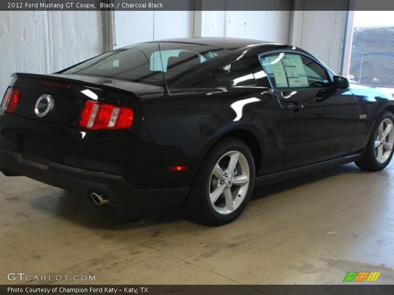 Black / Charcoal Black 2012 Ford Mustang GT Coupe