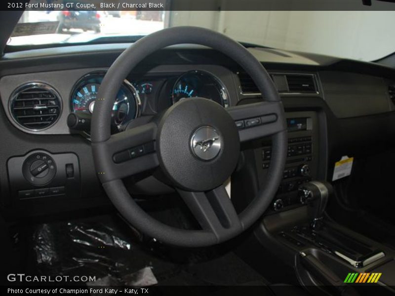 Black / Charcoal Black 2012 Ford Mustang GT Coupe