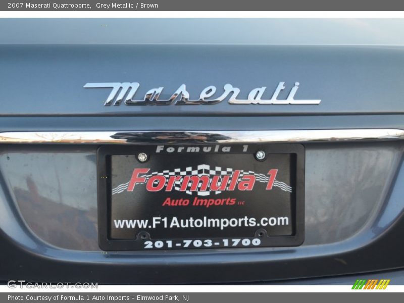 Grey Metallic / Brown 2007 Maserati Quattroporte