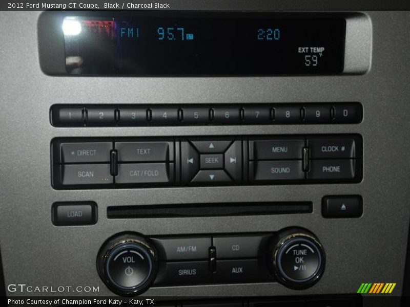 Black / Charcoal Black 2012 Ford Mustang GT Coupe