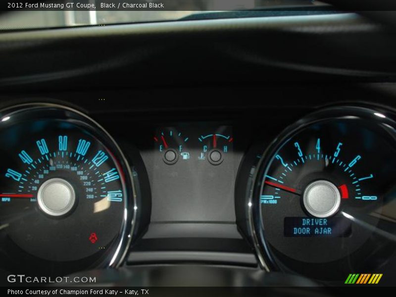 Black / Charcoal Black 2012 Ford Mustang GT Coupe
