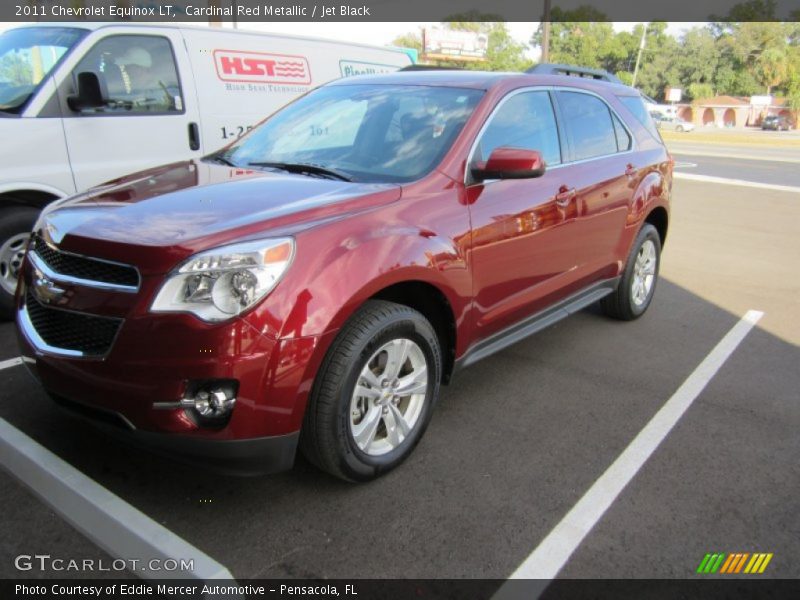 Cardinal Red Metallic / Jet Black 2011 Chevrolet Equinox LT