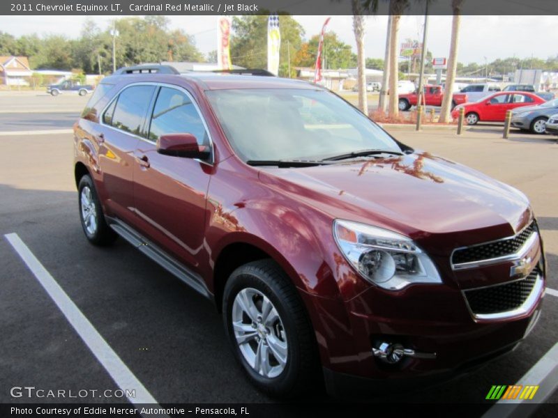 Cardinal Red Metallic / Jet Black 2011 Chevrolet Equinox LT