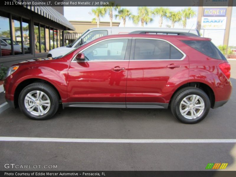 Cardinal Red Metallic / Jet Black 2011 Chevrolet Equinox LT