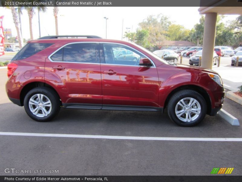 Cardinal Red Metallic / Jet Black 2011 Chevrolet Equinox LT