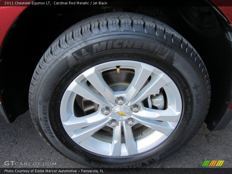 Cardinal Red Metallic / Jet Black 2011 Chevrolet Equinox LT