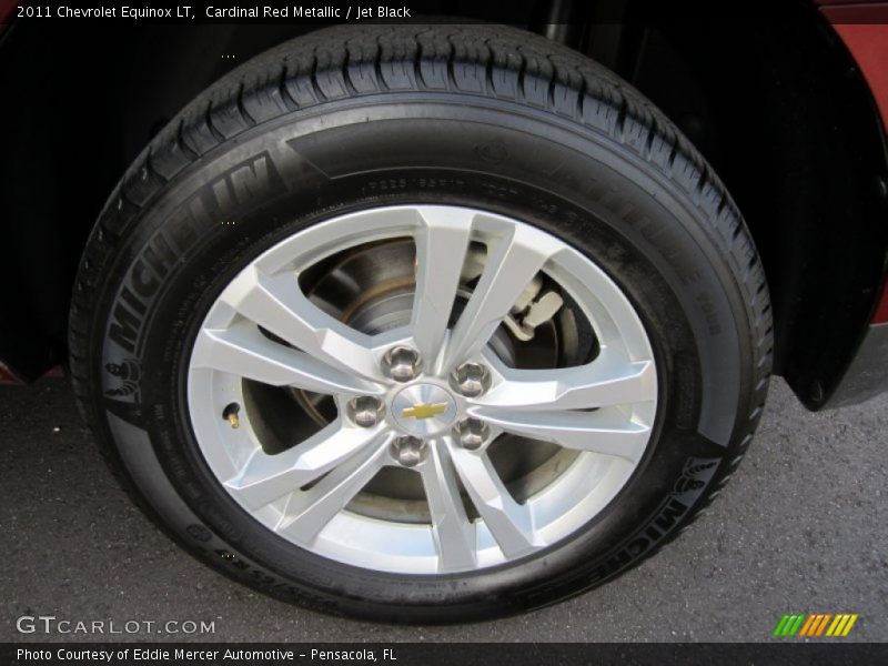 Cardinal Red Metallic / Jet Black 2011 Chevrolet Equinox LT