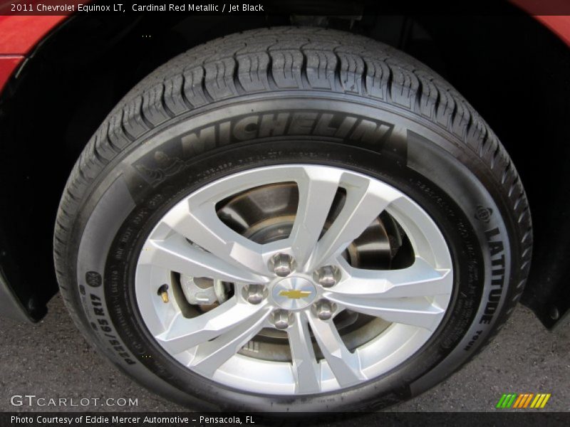 Cardinal Red Metallic / Jet Black 2011 Chevrolet Equinox LT