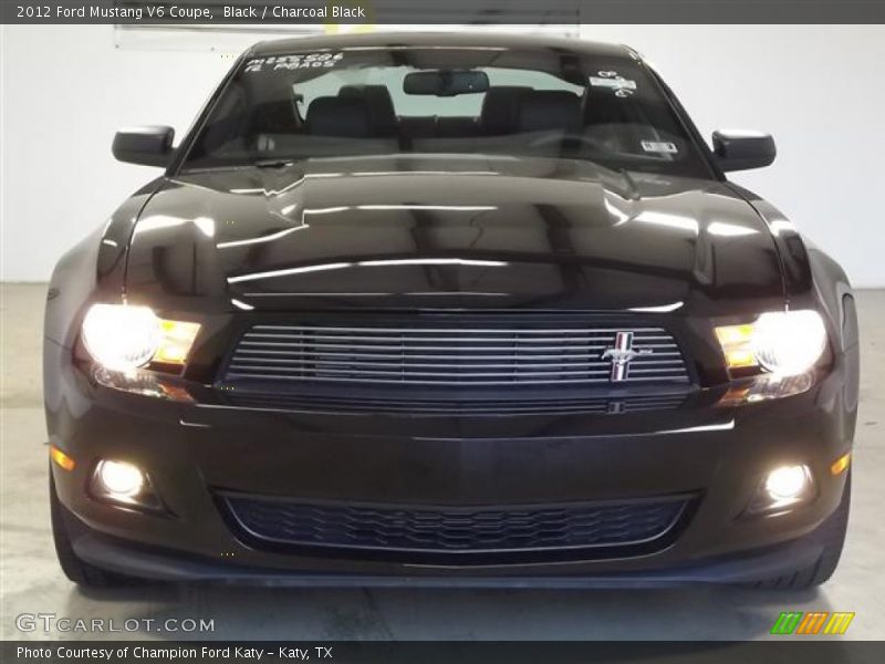Black / Charcoal Black 2012 Ford Mustang V6 Coupe