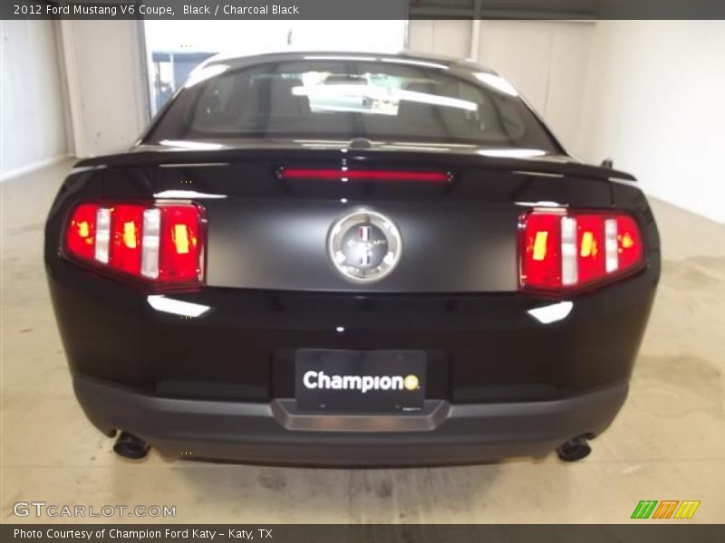 Black / Charcoal Black 2012 Ford Mustang V6 Coupe