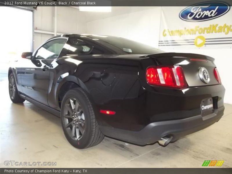 Black / Charcoal Black 2012 Ford Mustang V6 Coupe