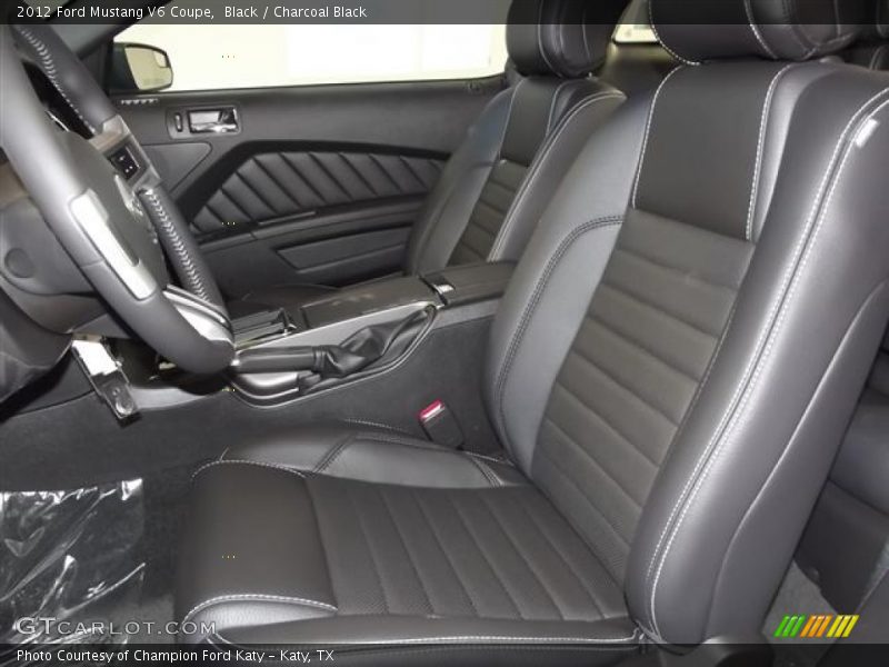 Black / Charcoal Black 2012 Ford Mustang V6 Coupe