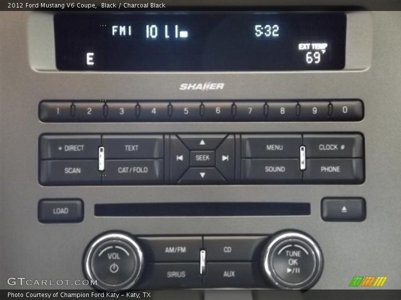 Black / Charcoal Black 2012 Ford Mustang V6 Coupe