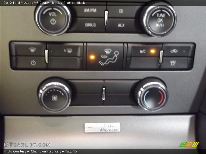 Black / Charcoal Black 2012 Ford Mustang V6 Coupe