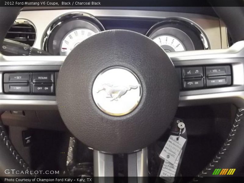 Black / Charcoal Black 2012 Ford Mustang V6 Coupe