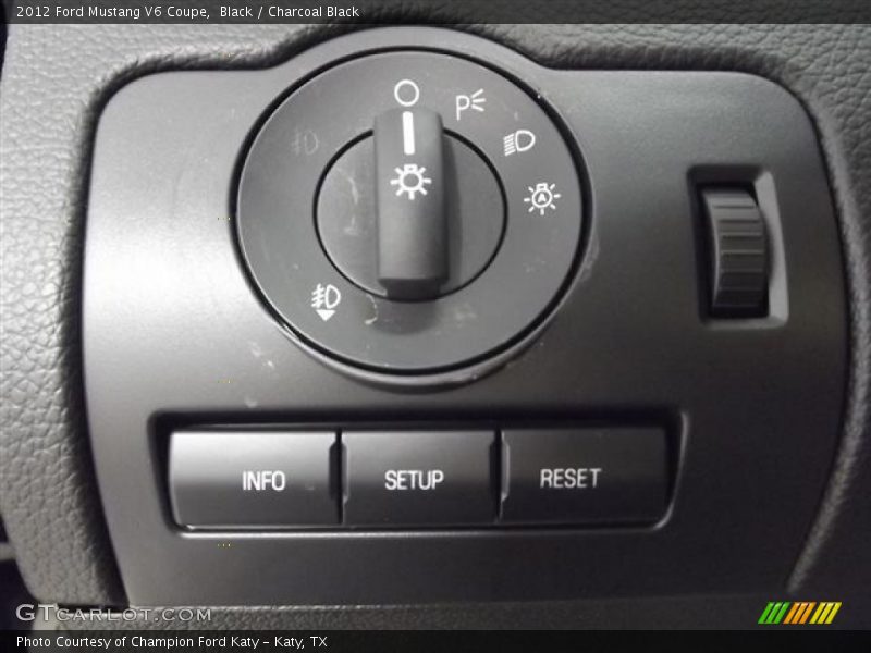 Black / Charcoal Black 2012 Ford Mustang V6 Coupe