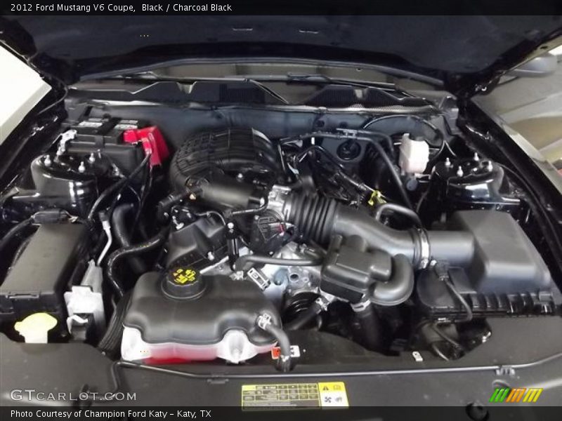 Black / Charcoal Black 2012 Ford Mustang V6 Coupe