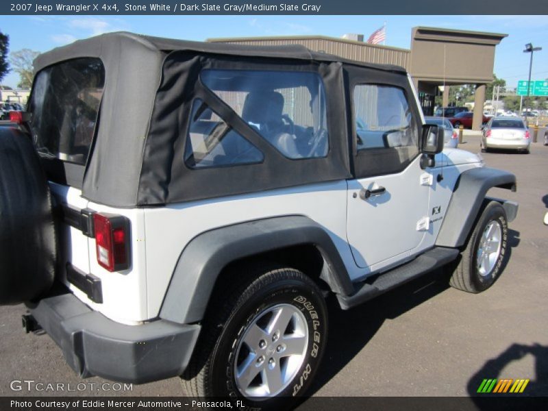 Stone White / Dark Slate Gray/Medium Slate Gray 2007 Jeep Wrangler X 4x4