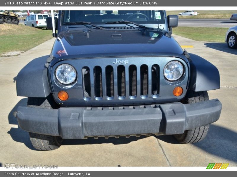 Deep Water Blue Pearl / Dark Slate Gray/Medium Slate Gray 2010 Jeep Wrangler X 4x4