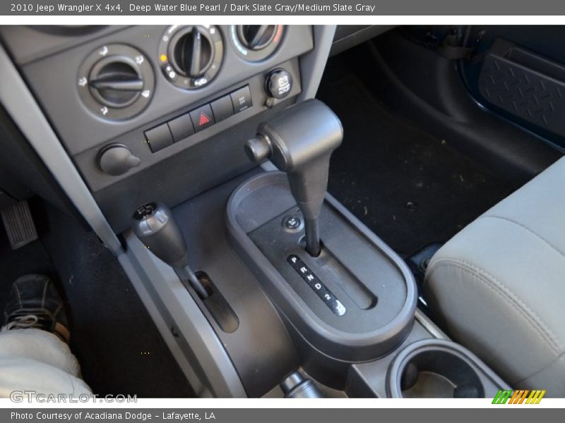 Deep Water Blue Pearl / Dark Slate Gray/Medium Slate Gray 2010 Jeep Wrangler X 4x4