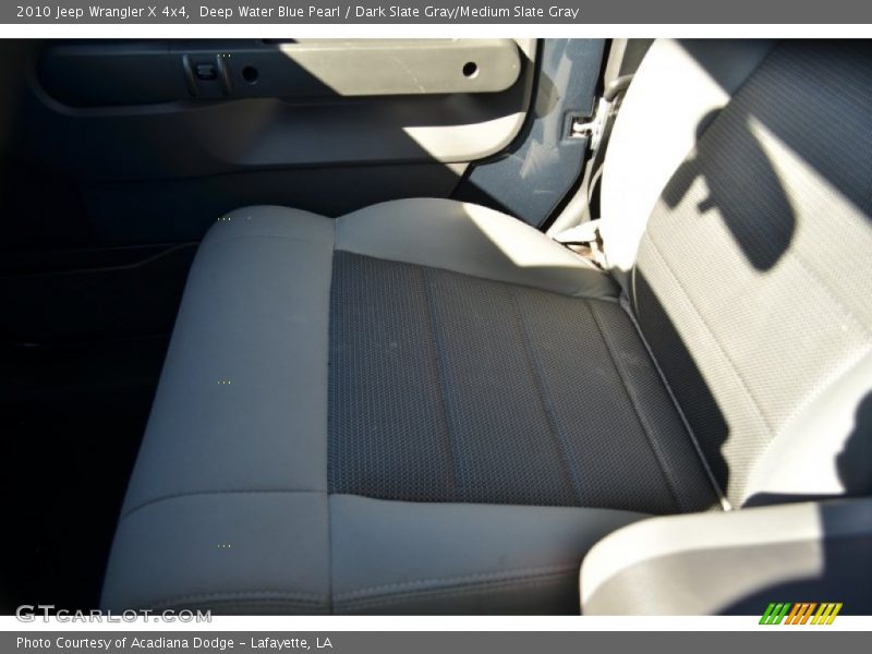 Deep Water Blue Pearl / Dark Slate Gray/Medium Slate Gray 2010 Jeep Wrangler X 4x4
