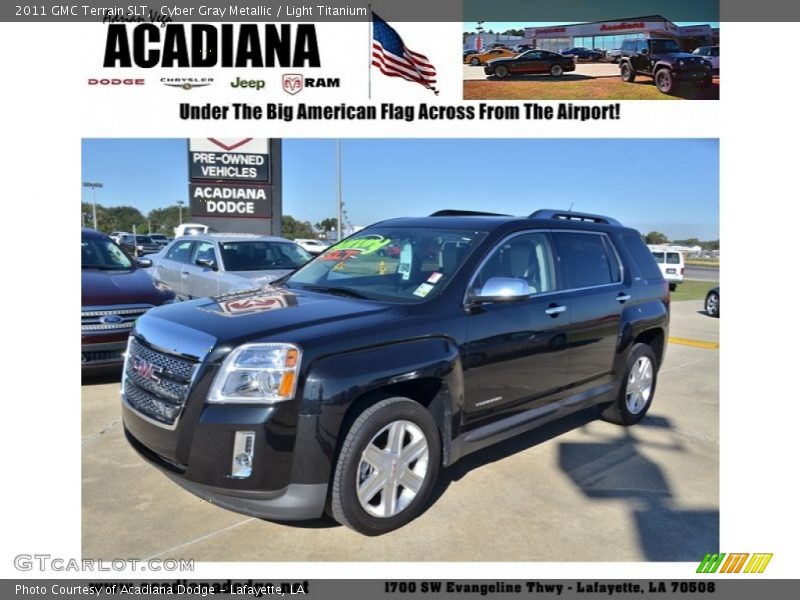 Cyber Gray Metallic / Light Titanium 2011 GMC Terrain SLT