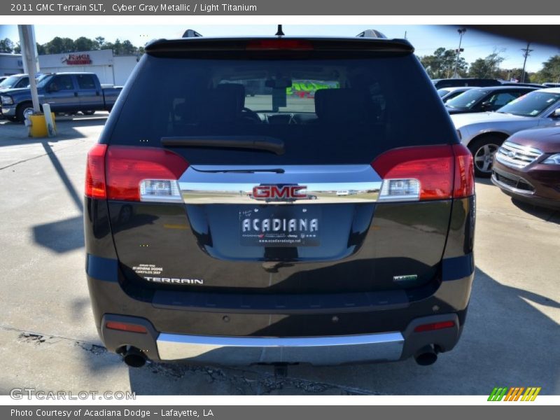 Cyber Gray Metallic / Light Titanium 2011 GMC Terrain SLT