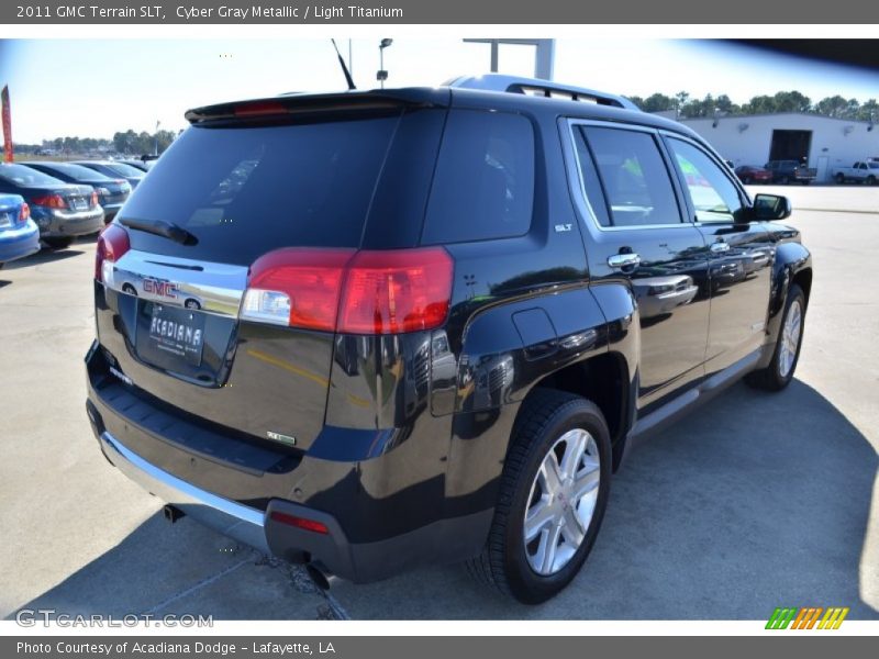 Cyber Gray Metallic / Light Titanium 2011 GMC Terrain SLT
