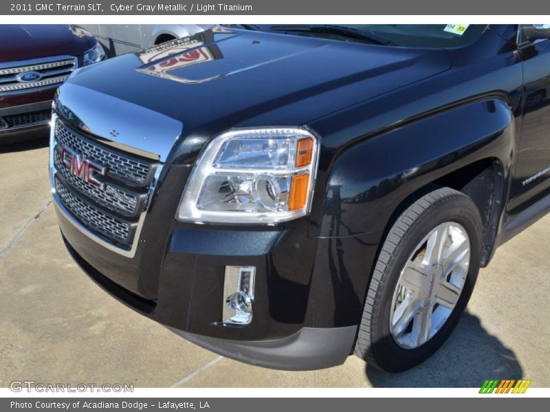 Cyber Gray Metallic / Light Titanium 2011 GMC Terrain SLT
