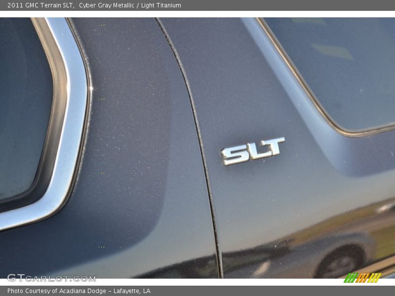 Cyber Gray Metallic / Light Titanium 2011 GMC Terrain SLT