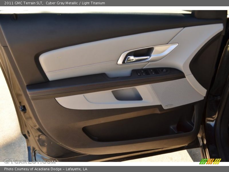Cyber Gray Metallic / Light Titanium 2011 GMC Terrain SLT