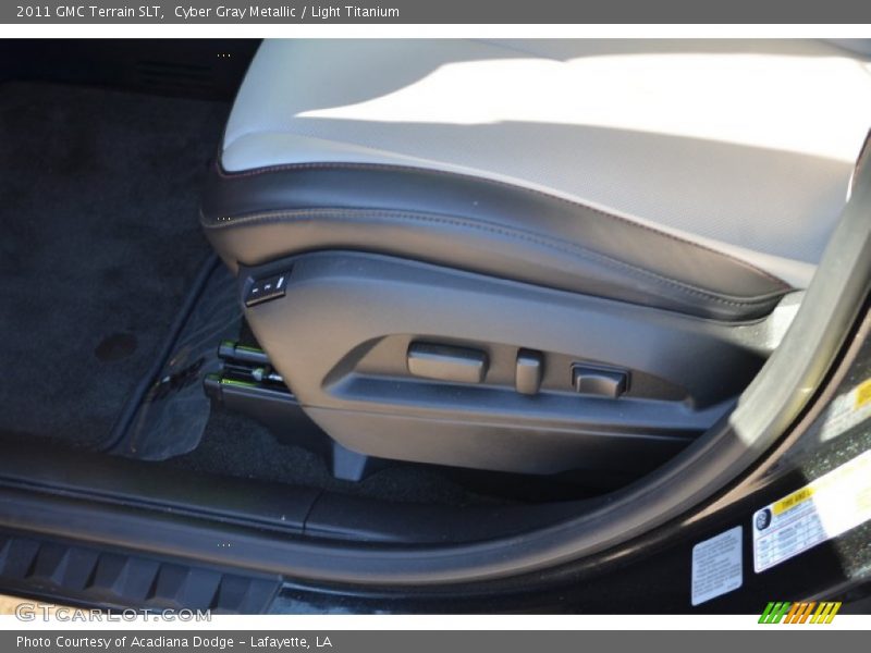 Cyber Gray Metallic / Light Titanium 2011 GMC Terrain SLT