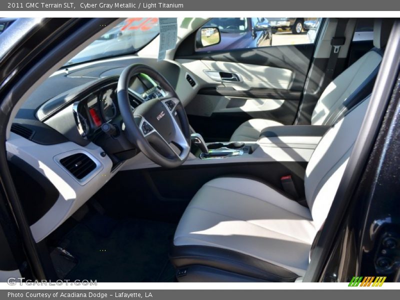 Cyber Gray Metallic / Light Titanium 2011 GMC Terrain SLT