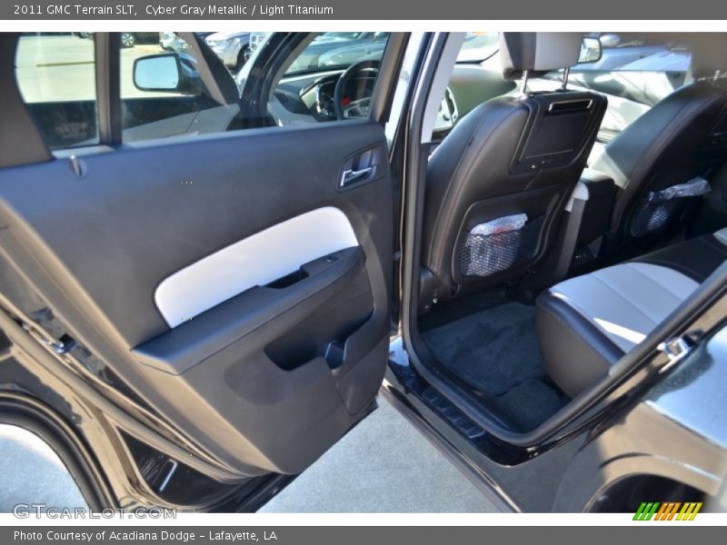 Cyber Gray Metallic / Light Titanium 2011 GMC Terrain SLT